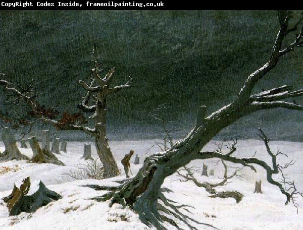 Caspar David Friedrich Winter Landscape